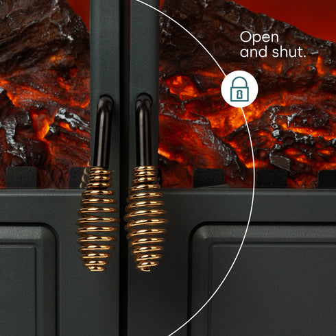 Victoria Electric Fireplace - Black